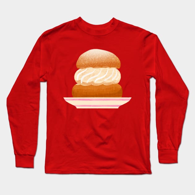 Swedish Semla Long Sleeve T-Shirt by Rebelform